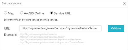 Set data source Set data source