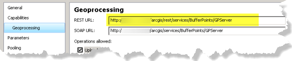 Accessing the REST URL in the Service Editor Accessing the REST URL in the Service Editor